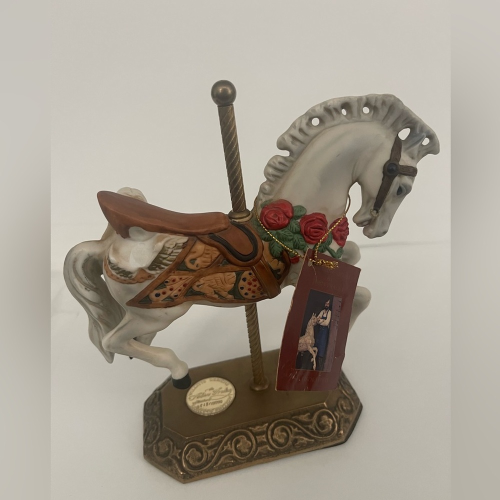 Willitts Tobin Fraley Signed Porcelain Carousel Horse Limited Edition